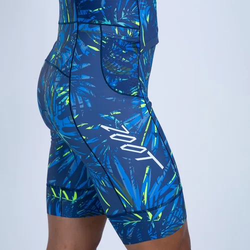 Vista 6 de Zoot LTD Tri Aero Fz - Traje de carreras para hombre, manga corta, aerodinámico, ciclismo, carrera, natación, ciclismo, correr, tri, con bolsillos