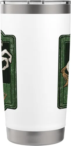 Vista 2 de The Lord of the Rings The Prancing Pony - Vaso aislado de acero inoxidable Blanco