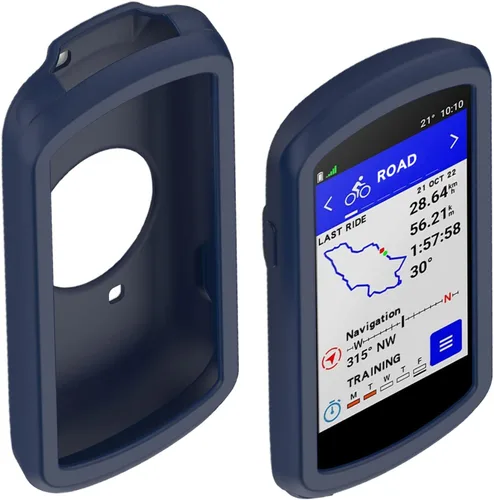 Vista 12 de Funda de silicona compatible con Garmin Edge 1040/1040 Solar GPS Funda de protección completa para bordes a prueba de golpes, antiarañazos, funda