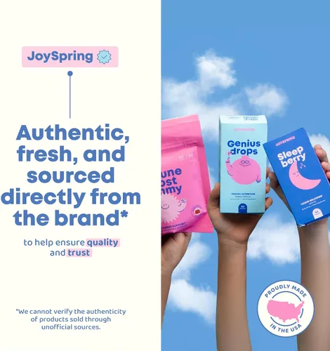 Vista 9 de JoySpring Calmify Líquido de Magnesio para Niños Suplemento Orgánico de Manzanilla y L-Teanina Sin Azúcar y Sin Gluten Apoyo para la Calma