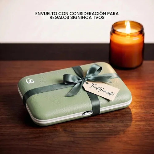 Vista 9 de Utopia Care - Juego de manicura profesional para cortaúñas Verde