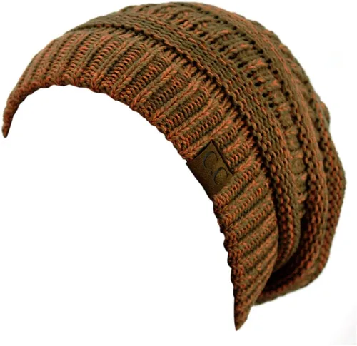 Vista 583 de C.C Trendy Warm Chunky Soft Stretch Cable Knit Beanie