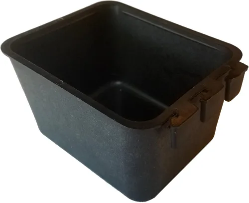 Vista 6 de Vasos de jaula de 1 pinta (16 onzas) vasos colgantes para alimentación y jaula de agua (4, negro)
