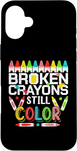 Vista 23 de Broken Crayons Still Color Mental Health Awareness Men Women Case for iPhone 17