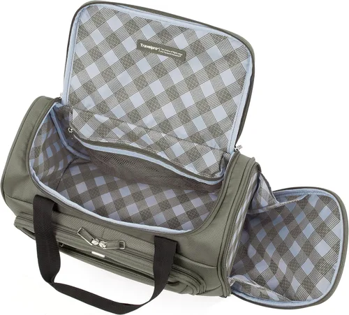 Vista 2 de Travelpro Luggage Maxlite 5 Juego de 2 piezas Bolsa suave y enrollable de 22 pulgadas Verde pizarra