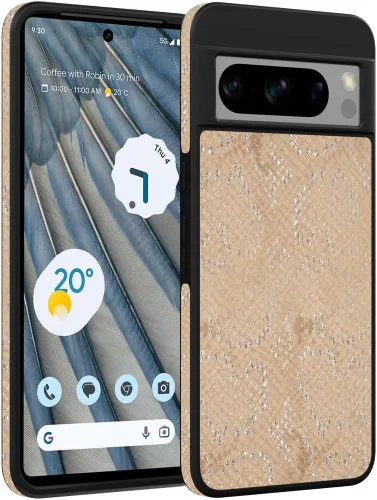 Vista 18 de X-level Diseño para Google Pixel 8 Caso,Premium PU Cuero Suave TPU Bumper A Prueba De Golpes Cubierta Protectora Del Teléfono Delgada Funda Para