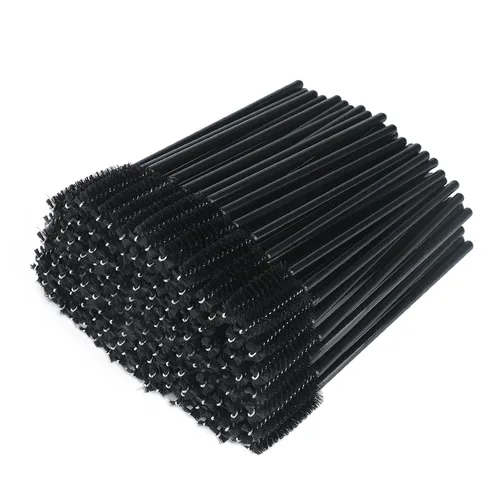 Vista 14 de G2PLUS 300 unidades de brochas desechables para rímel, kit de maquillaje con cepillo de pestañas de cristal, varillas ajustables para extensiones