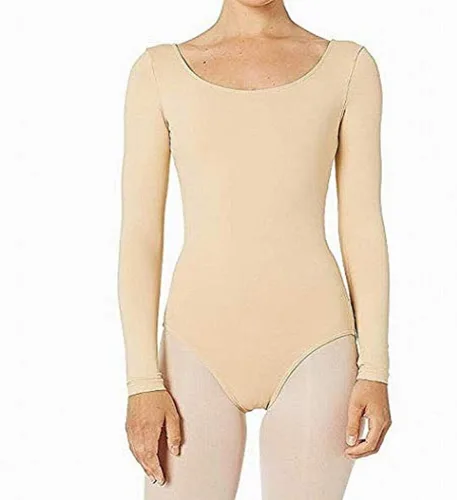 Vista 13 de Bloch Leotardo de baile para mujer Lepsi de manga larga Negro