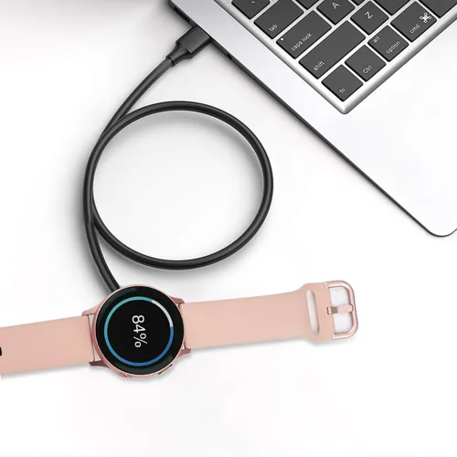 Vista 5 de 1 Pack Compatible con Cargador de Samsung Watch, Cable de Carga para Galaxy Watch 7/6/5/4 Dock USB de Reemplazo para Samsung Galaxy Watch 7/6/6