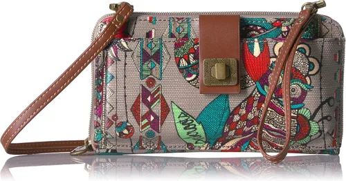 Vista 22 de Sakroots Artist Circle - Cartera/Brazalete grande para teléfono celular Aqua World