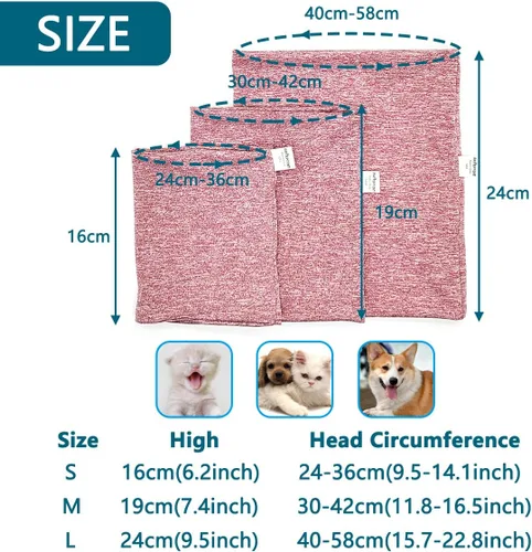 Vista 2 de Orejas silenciosas para perros, orejeras para aliviar la ansiedad y calmar a los perros, redecilla para proteger el ruido, acicalamiento