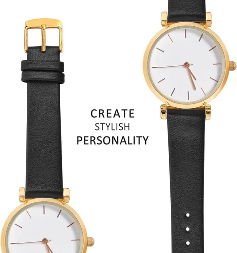 Vista 8 de WOCCI Correas de reloj elegantes, correas de repuesto de cuero genuino para hombres y mujeres, ancho de la banda 8 mm 10 mm 12 mm 13 mm 14 mm 16 mm