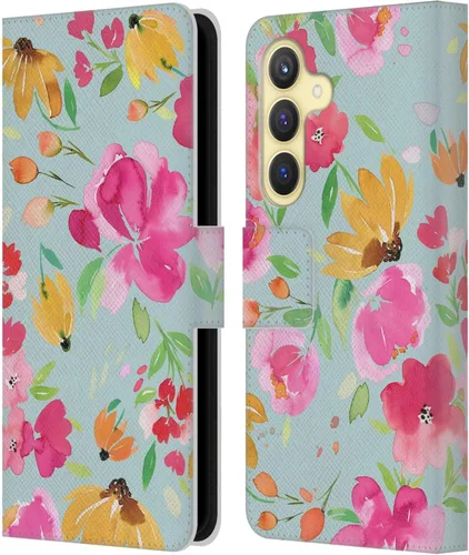 Vista 21 de Head Case Designs Officially Licensed Ninola Butterfly Nature Spring Floral Leather Wallet Case Compatible with Samsung Galaxy A07 4G
