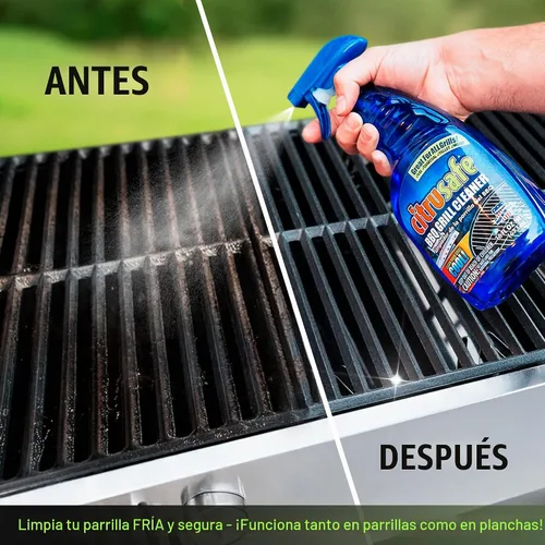 Vista 6 de Desengrasante y limpiador en aerosol para parrillas, basado en cítricos, no tóxico, de 23 onzas, 16 onzas, Kit