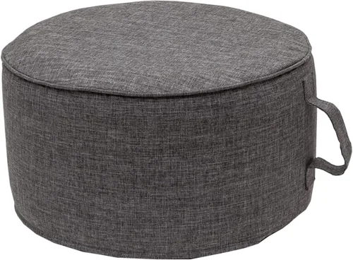 Vista 11 de QILLOWAY Otomana inflable para exteriores para patio, puf redondo impermeable, reposapiés inflable, reposapiés al aire libre para piscina, jardín