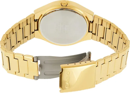 Vista 2 de Casio De los hombres mtp1170N-9a Dial de Oro Reloj de cuarzo de acero inoxidable con oro