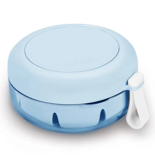 Vista 12 de Estuche de dentadura postiza, definitivamente sin fugas, caja de baño para dentadura para viajar perfectamente, taza de dentadura con colador y Negro