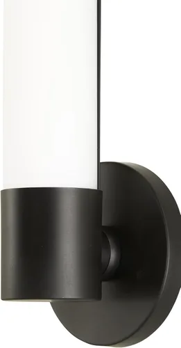 Vista 2 de George Kovacs P5041-66A-L Saber II - Aplique de pared, 1 luz LED de 12 vatios, negro mate
