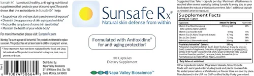 Vista 8 de Sunsafe Rx Suplemento antienvejecimiento: píldoras naturales de protección de la piel con antioxidantes para una apariencia juvenil y salud ocular +