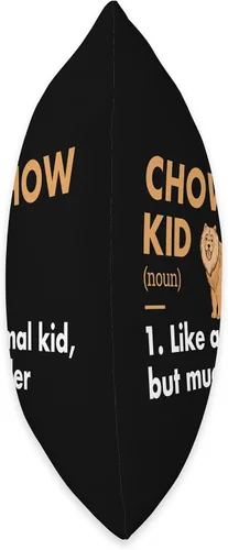 Vista 2 de Chow Chow Motive Chow Chow Puppy Dog Chow Kid Definition Throw Pillow, 16x16, Multicolor