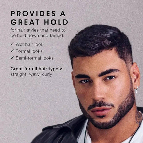 Vista 3 de Pacinos Sleek - Pomada de sujeción extra con brillo, definición de larga duración, todo tipo de cabello, 2 onzas líquidas