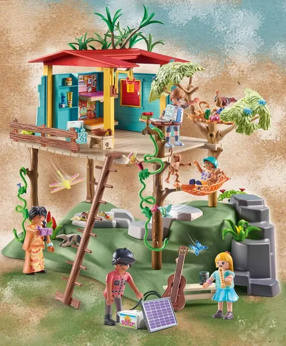 Vista 2 de Playmobil Casa del árbol genealógico Wiltopia