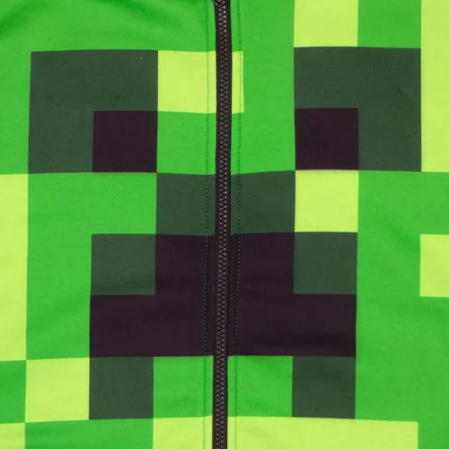 Vista 3 de Minecraft Chaqueta Varsity con capucha y cremallera para niños y niños pequeños