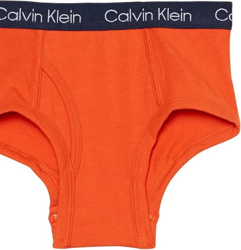 Vista 4 de Calvin Klein Boys' Little Modern Cotton Assorted Briefs Underwear, Multipack