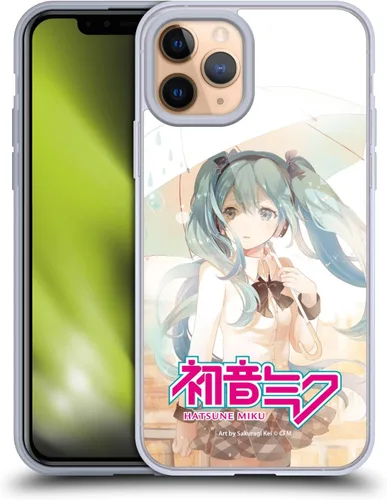 Vista 198 de Head Case Designs Licencia Oficial Hatsune Miku Gráficos Lindos Carcasa de Gel [Protección de Grado Militar] Compatible con Apple iPhone 7