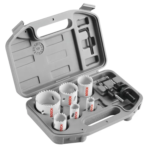Vista 47 de Bosch HBT100 Sierra perforadora bimetálica M42 de 1 pulgada