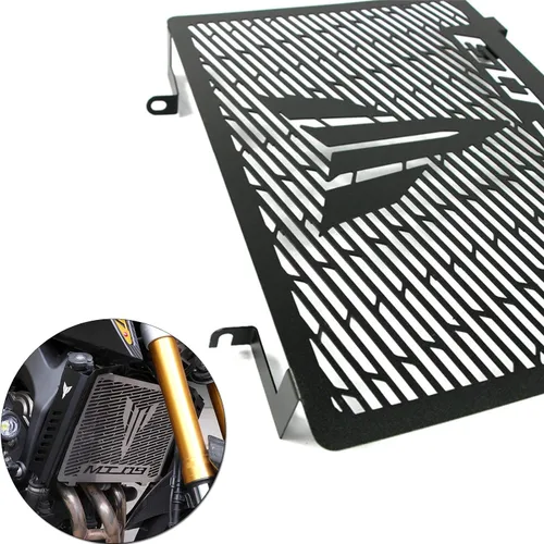 Vista 2 de Protección para Radiador de Motocicleta, Rejilla, Cubierta de Enfriamiento, Protector para Yamaha MT09 XSR900 FZ09 FJ09 MT-09 Tracer900 2014-2020