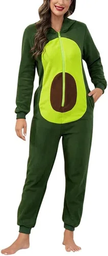 Vista 4 de Clarisbelle Womens Animal Fruit Plush One Piece Pajama Costume with Pocket