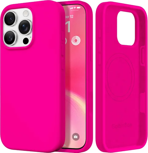 Vista 94 de GolbinBox Funda magnética para iPhone 17, compatible con MagSafe, cubierta de silicona integrada para control de cámara, funda de silicona líquida a
