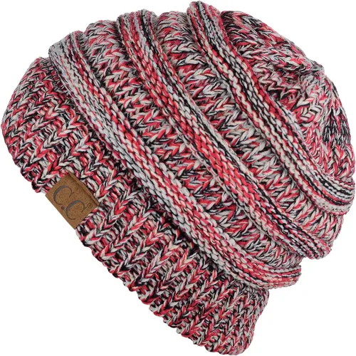 Vista 214 de C.C Trendy Warm Chunky Soft Stretch Cable Knit Beanie