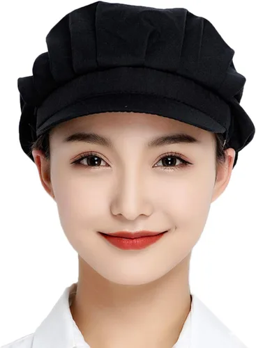 Vista 2 de 1pc4pcs Chef Hats-Kitchen Baker Cooking Hair Nets Food Service Caps para adultos