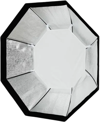 Vista 2 de Godox Caja blanda octagonal de 47"/120 cm, con montaje Bowens, compatible con iluminación estroboscópica de estudio MS300 SK400II AD600 AD400Pro