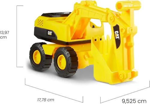 Vista 6 de CAT Construction 7" Camión volquete, cargador y juguetes de excavadora Paquete combinado