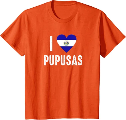 Vista 69 de Camiseta I Love Pupusa from El Salvador
