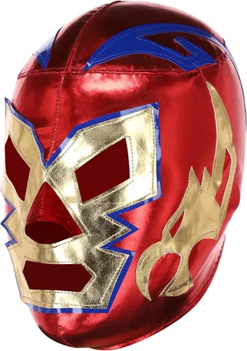 Vista 2 de Máscaras de Lucha Libre de Calidad Profesional Disfraz auténtico de Lucha Libre - Talla Adulto Máscaras de Luchador Made in Mexico