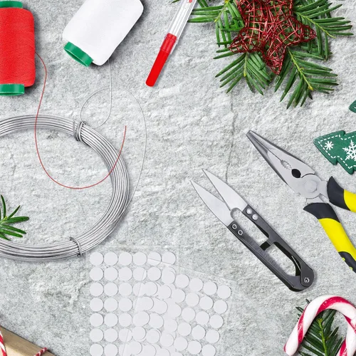 Vista 6 de Hoolerry Kit de 8 piezas de muñecas de Navidad para hacer tu kit de actualización flexible y flexible, accesorios de herramientas que incluyen