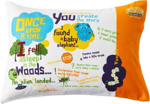 Vista 9 de Playtime Edventures - Funda de almohada Playtime Story-Time con más de 20 frases e imágenes para principiantes. - Funda de almohada de microfibra