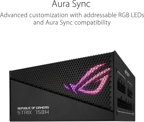 Vista 6 de ASUS ROG Strix 750W Oro Edición Aura