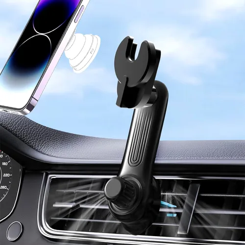 Vista 8 de Soporte de teléfono de automóvil para Pop Socket, agarre para tablero de instrumentos, base adhesiva doble para cualquier superficie, soporte