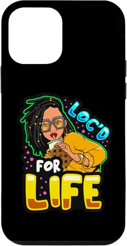 Vista 16 de Loc'd for Life Funny Locs Black Queen Dreadlocks Women Girls Case for iPhone 17