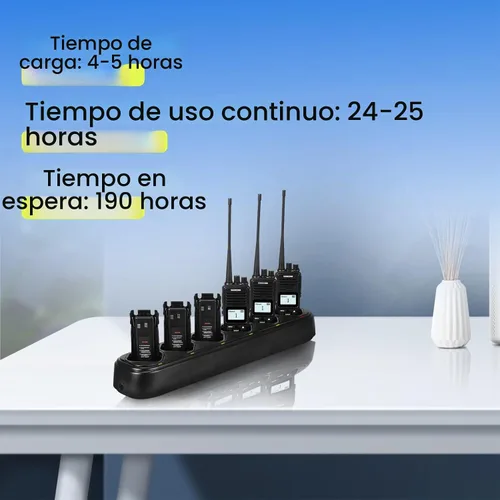 Vista 4 de SAMCOM Radios bidireccionales FPCN10A de largo alcance (FPCN10A cargador múltiple)