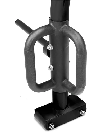Vista 3 de CAP Barbell Barra de trampa abierta Deluxe - Barra hexagonal y de encogimiento para pesas olímpicas y estándar