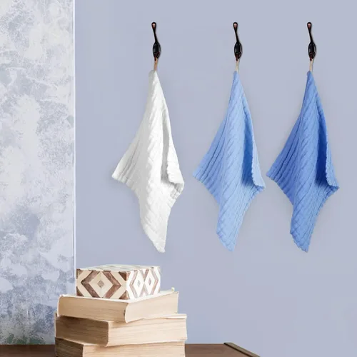 Vista 6 de MUKIN Toallitas para bebé, paños suaves para recién nacidos, toallitas de baño absorbentes, paños o toallas para eructos, lista de regalos de bebé