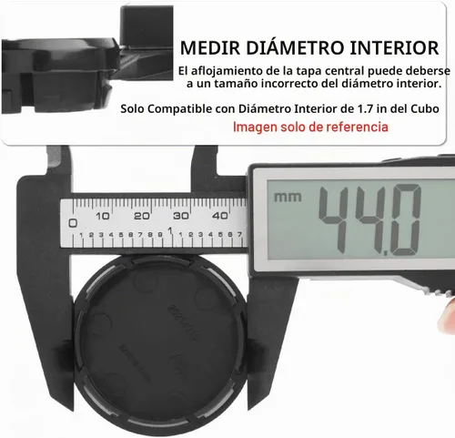 Vista 3 de RTRHINOTUNING 4 unidades de tapacubos centrales de 49 mm Compatibles con BRZ Scion FR-S 86 GR86 Tapa de rueda de 49 mm para SU003-00797 28111CA010