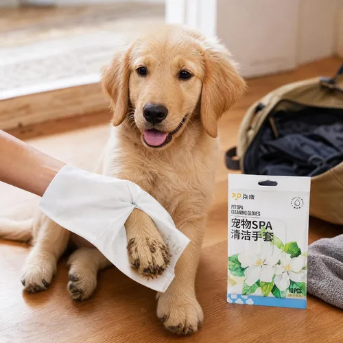 Vista 3 de Pet Cleaning, Rinse-Filled Glove