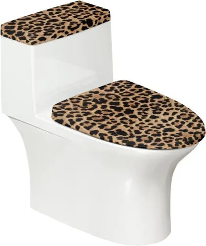 Vista 10 de Juego de 2 Fundas de Asiento de Inodoro con Hojas de Arce de Otoño, Juego de Fundas de Tapa de Tanque de Inodoro con Hojas de Arce Impresas